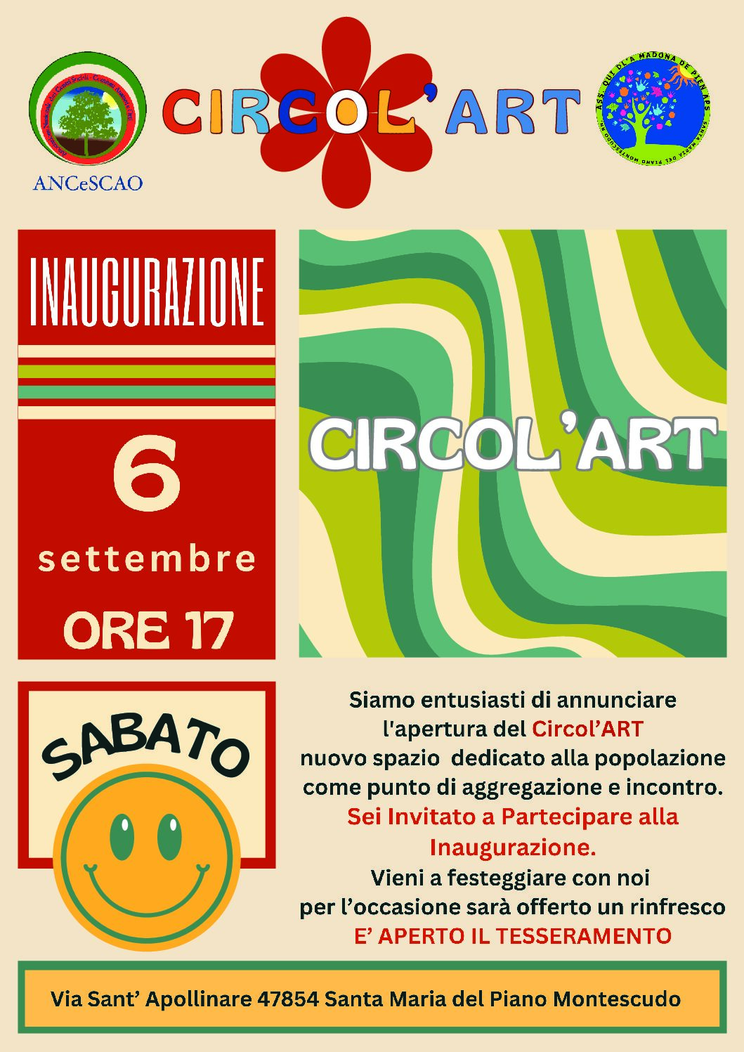 Inaugurazione Circol’Art a Santa Maria del Piano